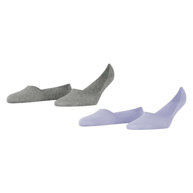 Burlington Everyday 2-Pack Invisibles Socks – Cosmic Sky Purple/Grey