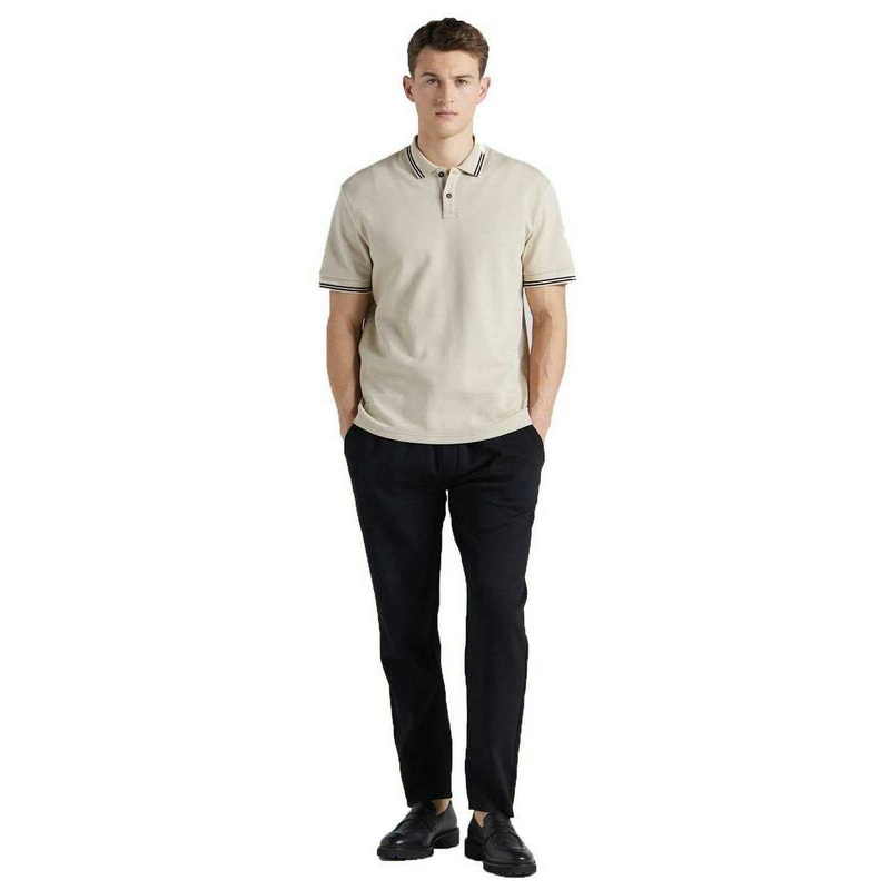 Original Creator The Art Of Doing Nothing Essential Pique Polo Shirt – Sand Stone