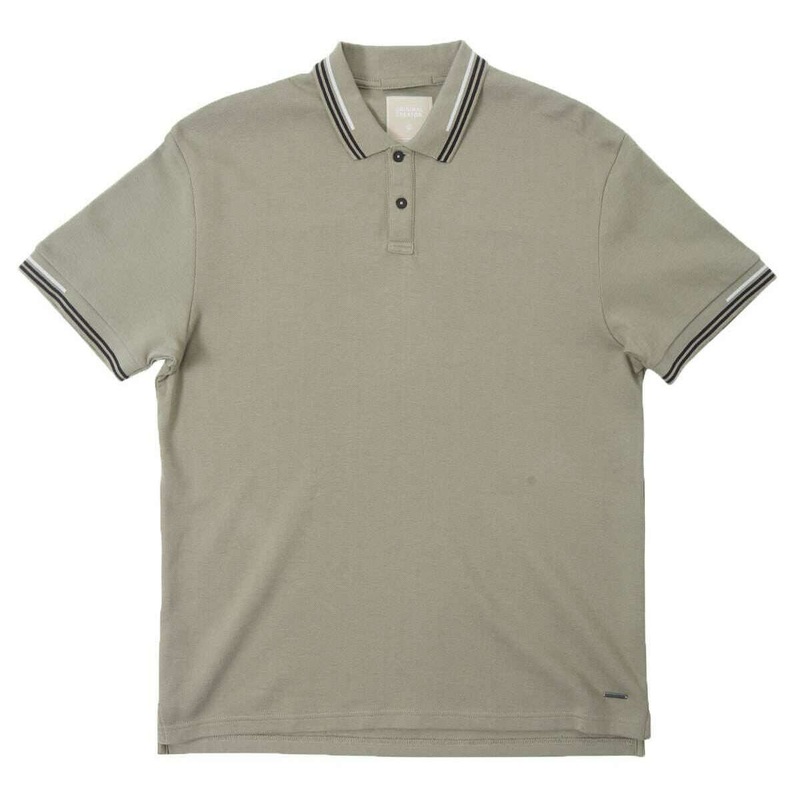 Original Creator The Art Of Doing Nothing Essential Pique Polo Shirt – Slate Green