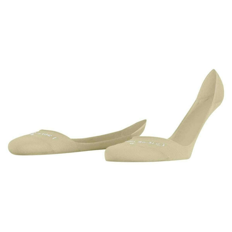 Burlington Aberdeen No Show Socks – Cream