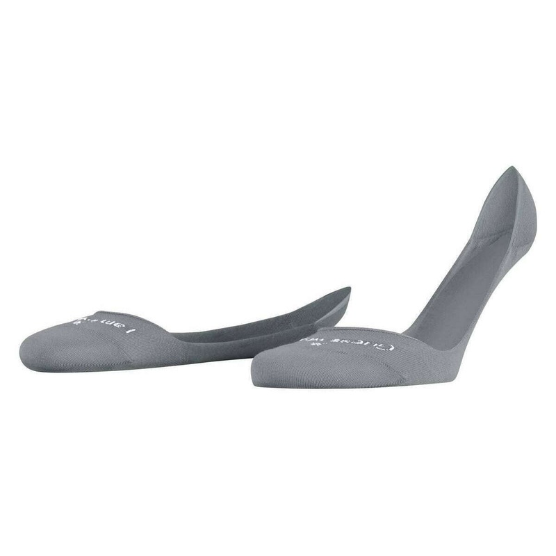 Burlington Aberdeen No Show Socks – Hematite Grey