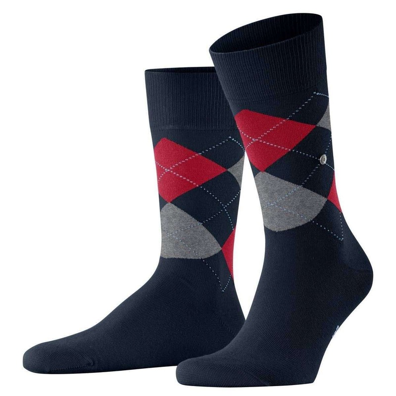 Burlington King Socks – Marine Navy