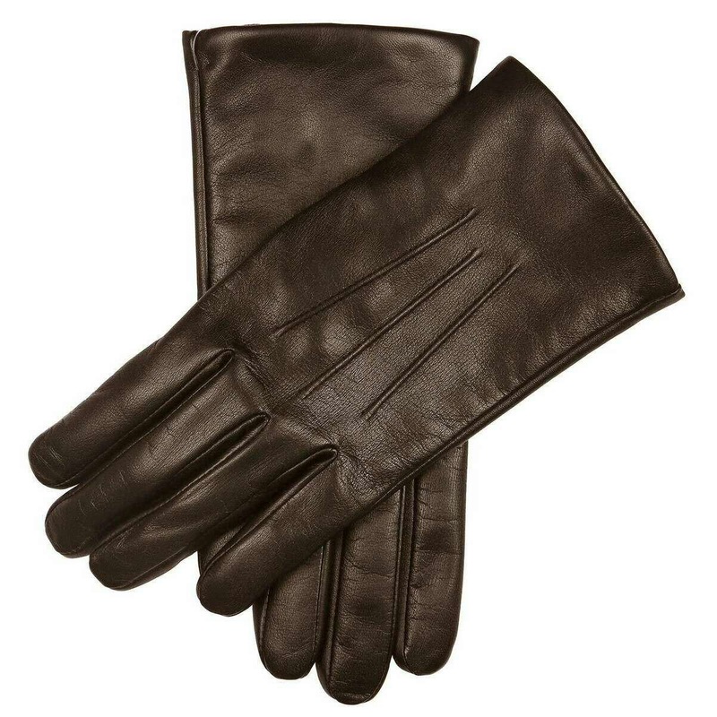 Dents Andover Touchscreen Cashmere Lined Leather Gloves – Brown