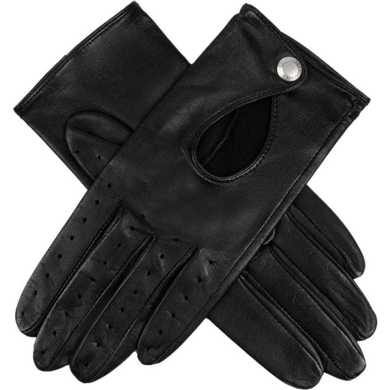 Dents Thruxton Hairsheep Leather Driving Gloves – Black
