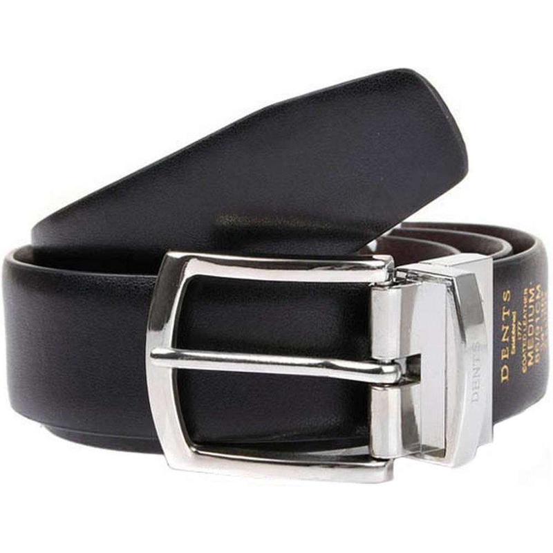 Dents Reversible Classic Leather Belt – Brown/Black