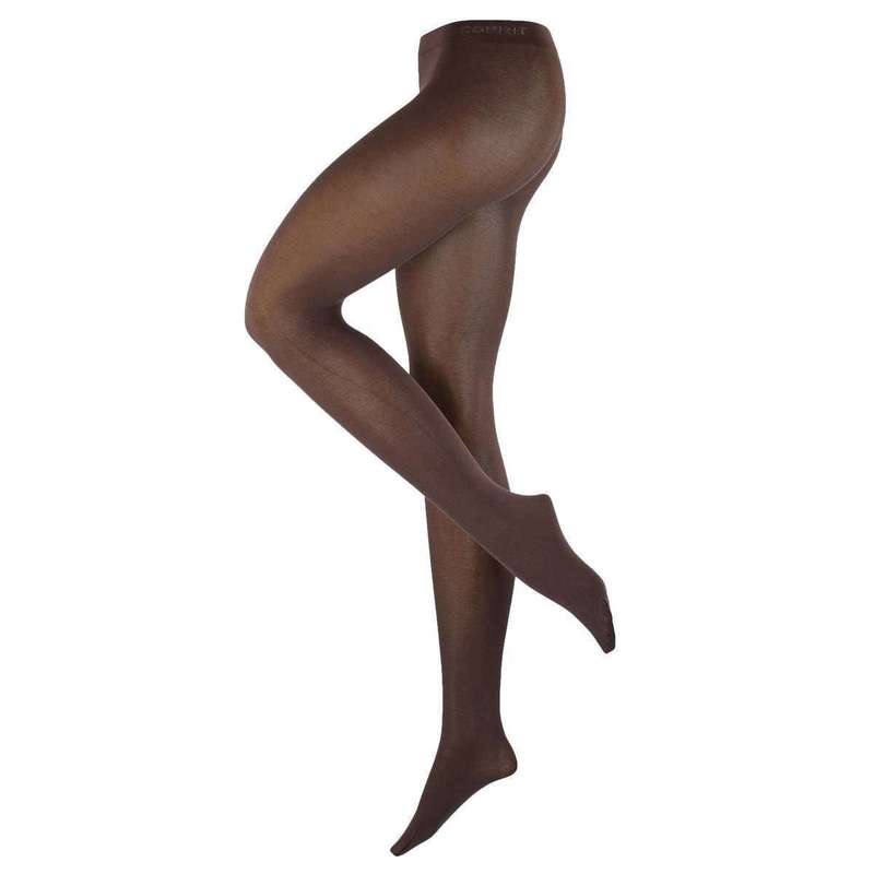 Esprit Cotton Tights – Dark Brown