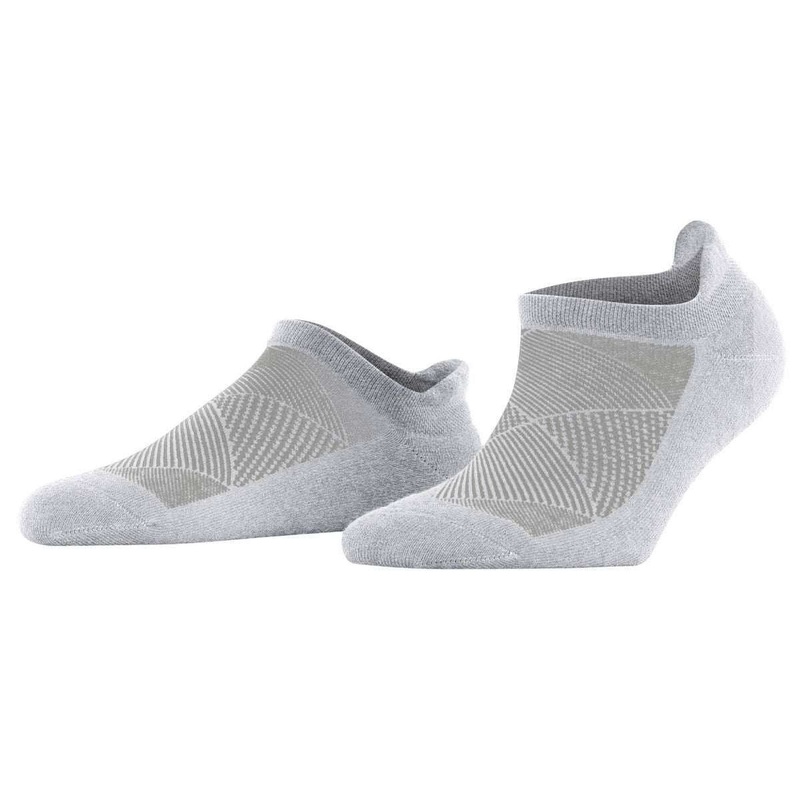 Burlington Athlesiure Sneaker Socks – Light Grey Mel