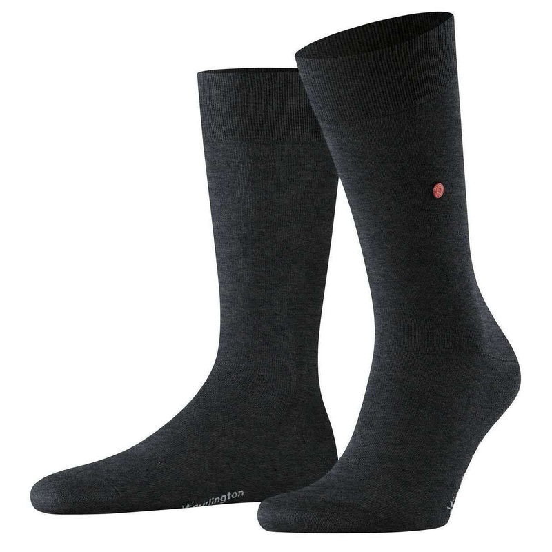 Burlington Lord Socks – Oil Mel Grey