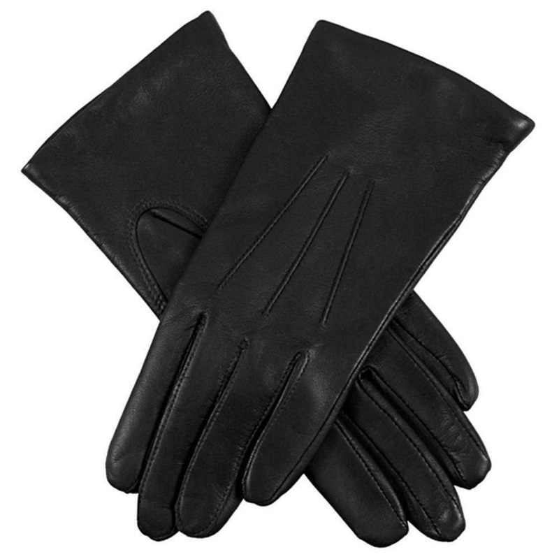 Dents Emma Classic Hairsheep Leather Gloves – Black