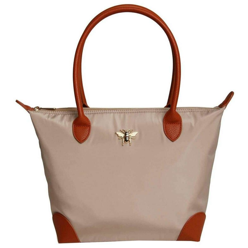 Alice Wheeler London Shoreditch Medium Tote Bag – Stone Beige
