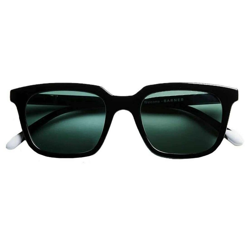 Barner Holly Glossy Sunglasses – Black Noir/Green
