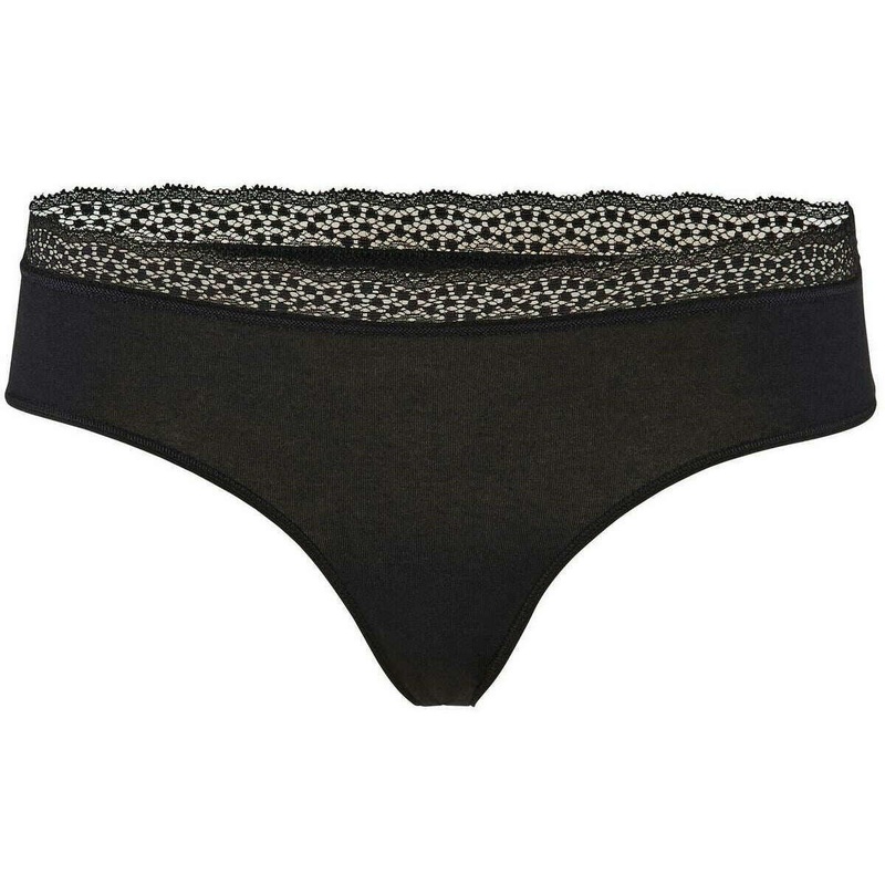 Falke Daily Lace Low-Rise Brief – Black