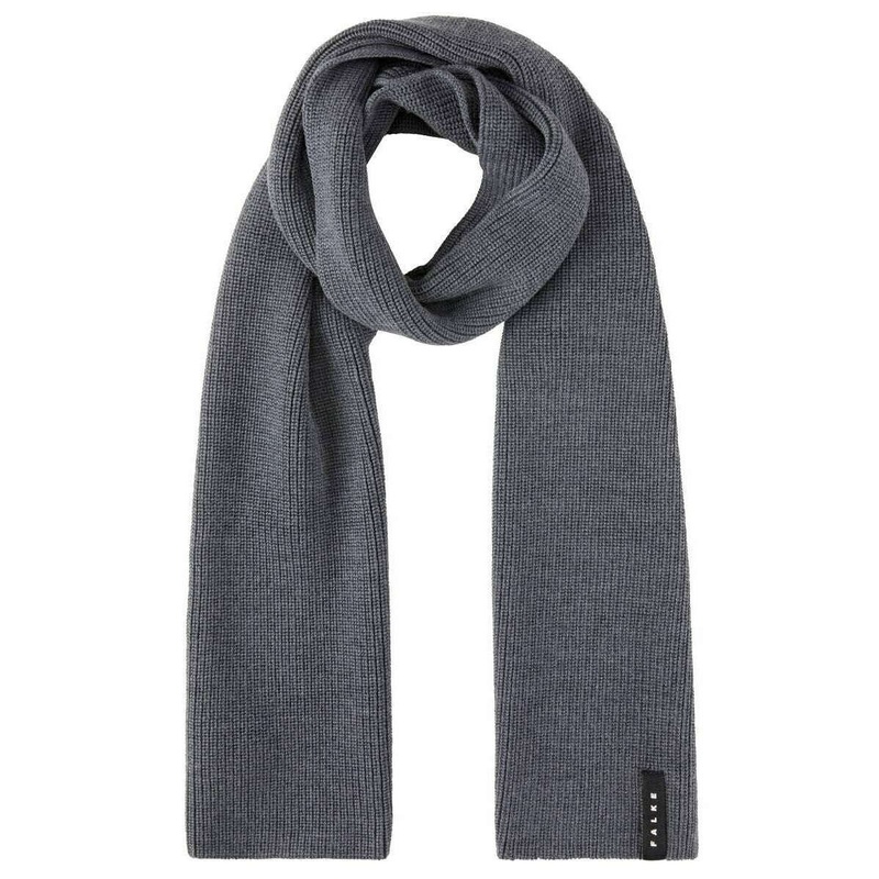 Falke Ultrafine Merino Wool Scarf – Dark Grey