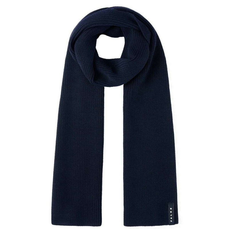 Falke Ultrafine Merino Wool Scarf – Space Blue