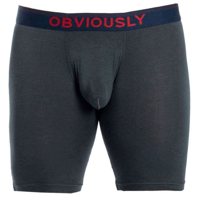 Obviously FreeMan AnatoFREE Boxer Brief 6inch Leg – Ash Grey