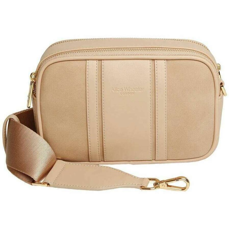 Alice Wheeler London Madrid Camera Crossbody Bag – Sand Beige