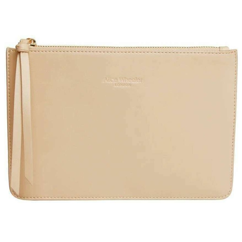 Alice Wheeler London Paris Clutch – Sand Beige