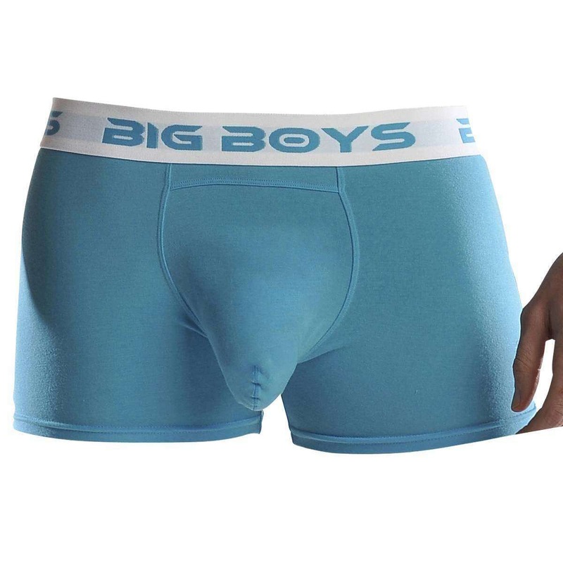 Big Boys Boxer Briefs – Cyan Blue