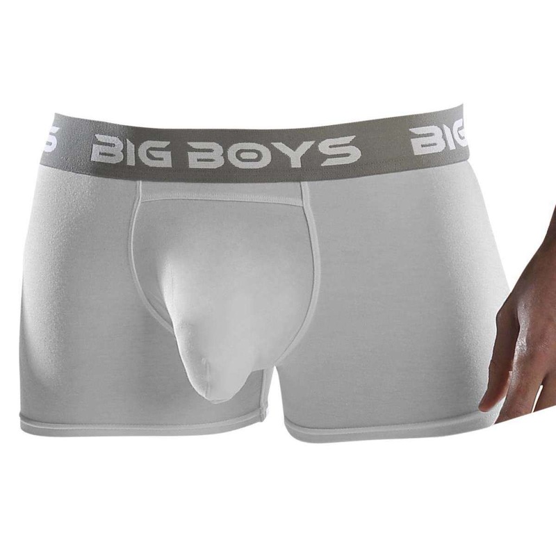 Big Boys Boxer Briefs – White