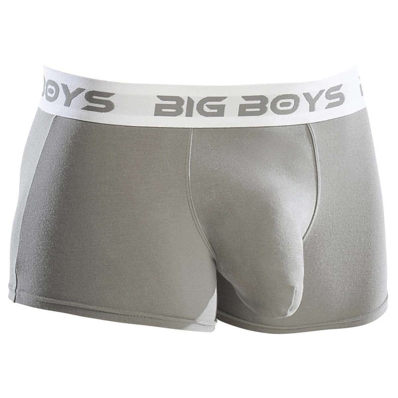 Big Boys Low Rise Briefs – Steel Grey