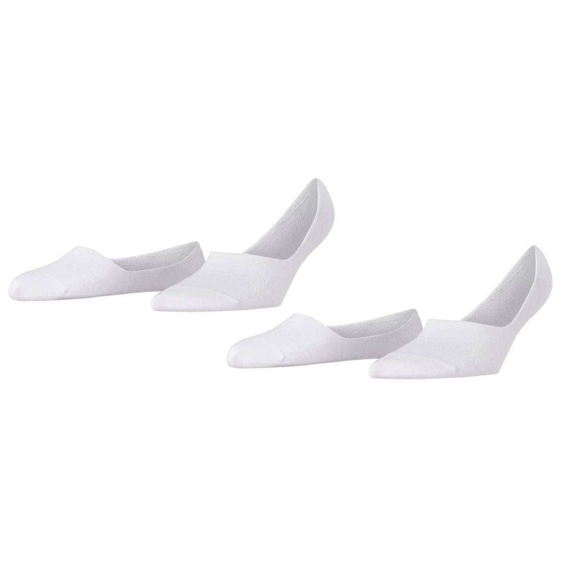Burlington Everyday Invisible 2 Pack Socks – White