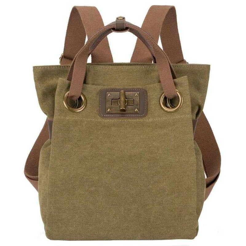 ZEDE Pont Des Arts Small Backpack – Olive Green