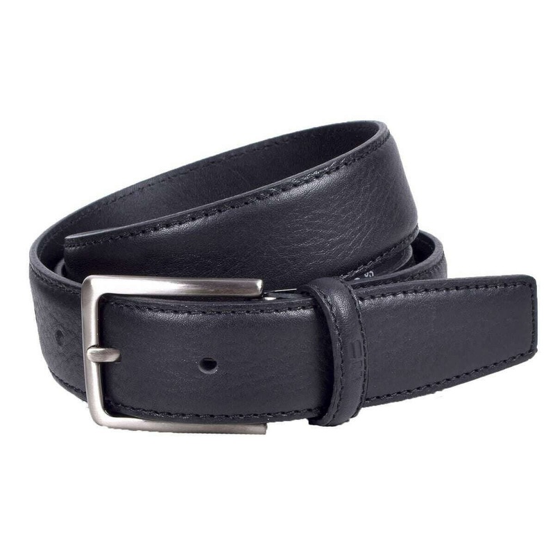 Miguel Bellido Classic Smooth Leather Belt – Black