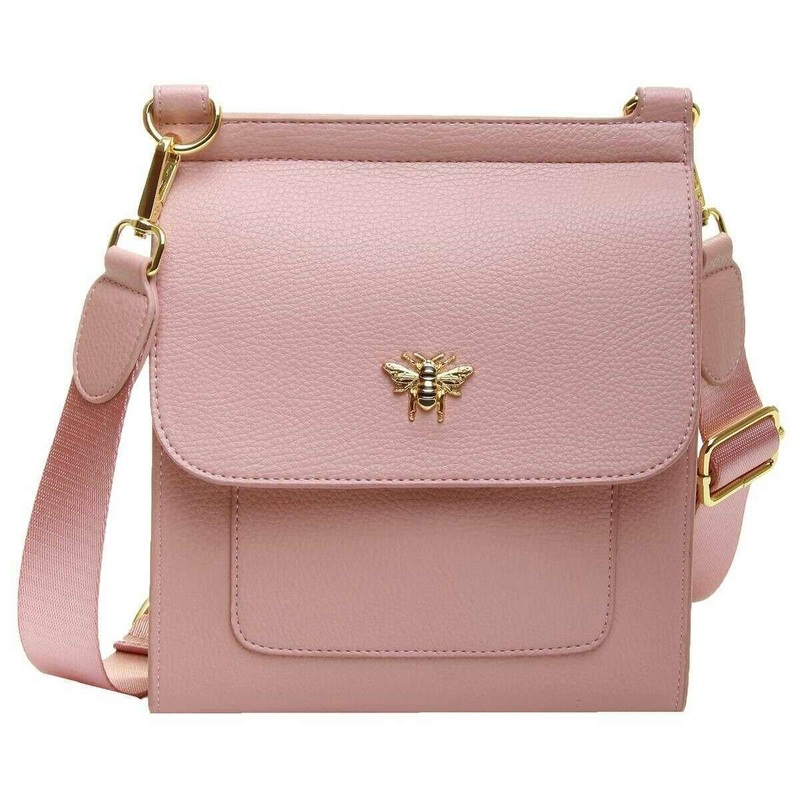 Alice Wheeler London Bloomsbury Cross Body Bag – Pink