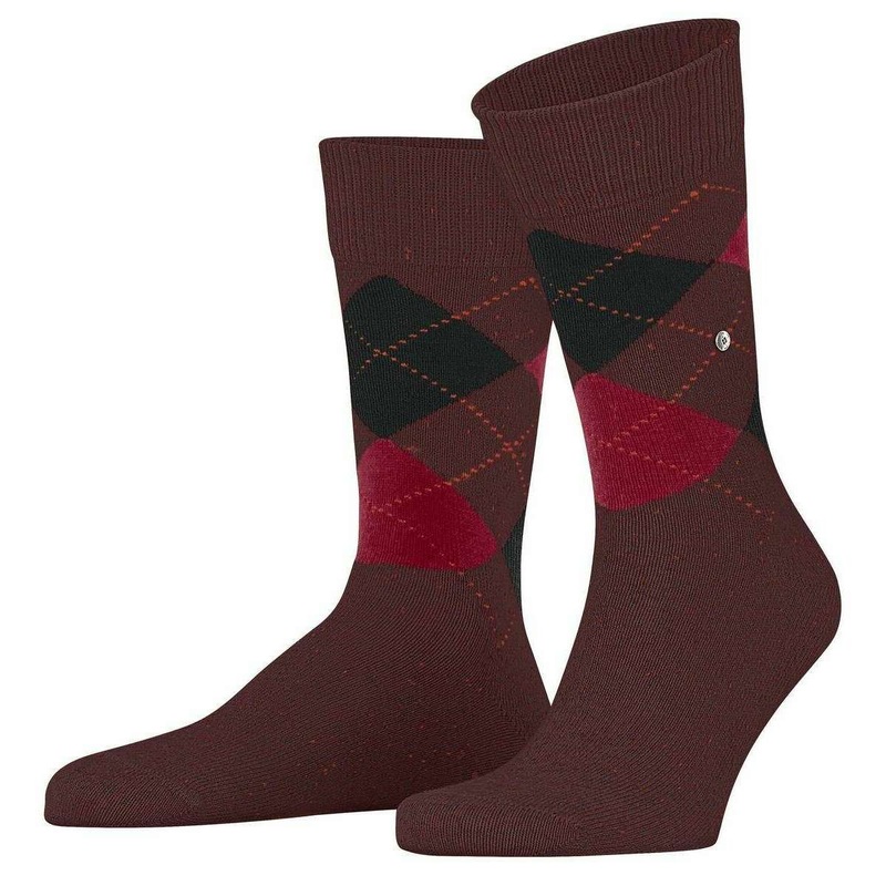 Burlington Dundee Socks – Merlot Red