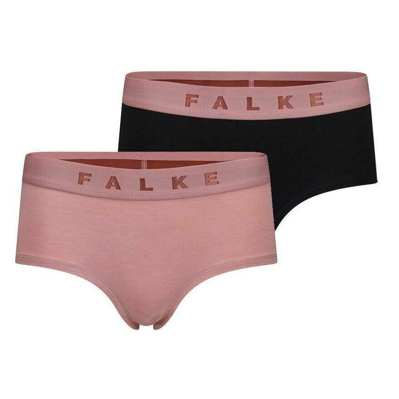 Falke Daily Comfort 2-Pack Hipster Brief – Black/Light Pink
