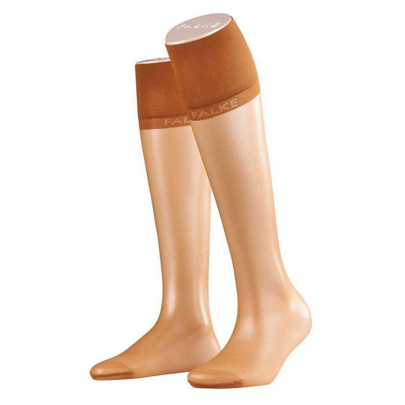 Falke Pure Matte Transparent 20 Denier Knee High Tights – Sun Tan