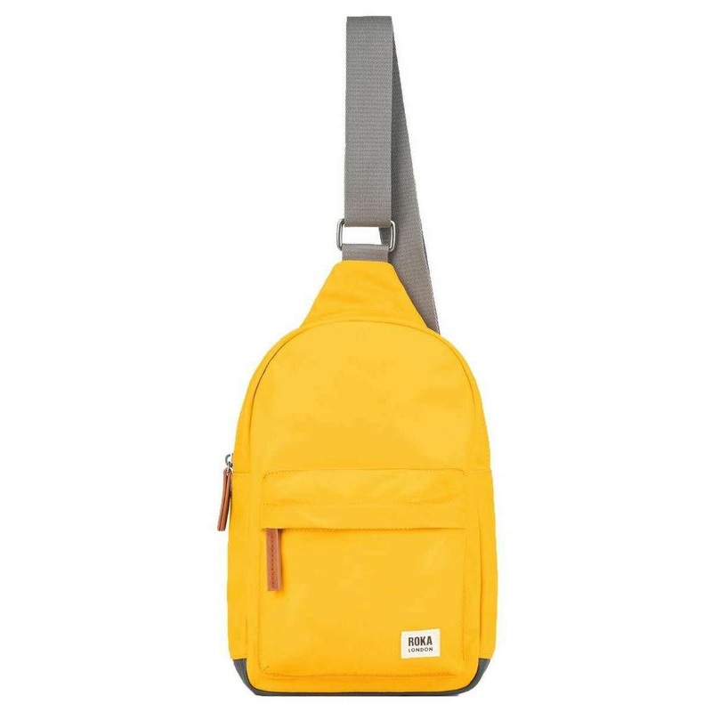 Roka Willesden B Large Recycled Nylon Scooter Bag – Saffron Yellow