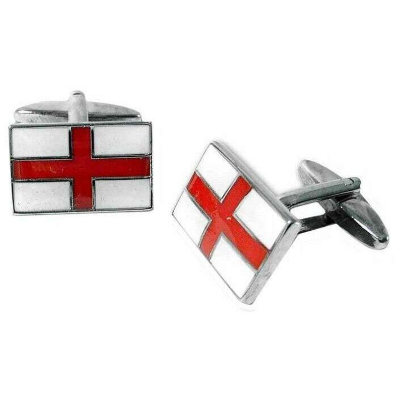 Sophos St George Flag Cufflinks – White/Red