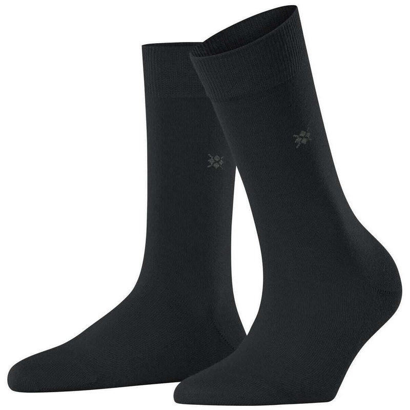 Burlington Bloomsbury Socks – Black