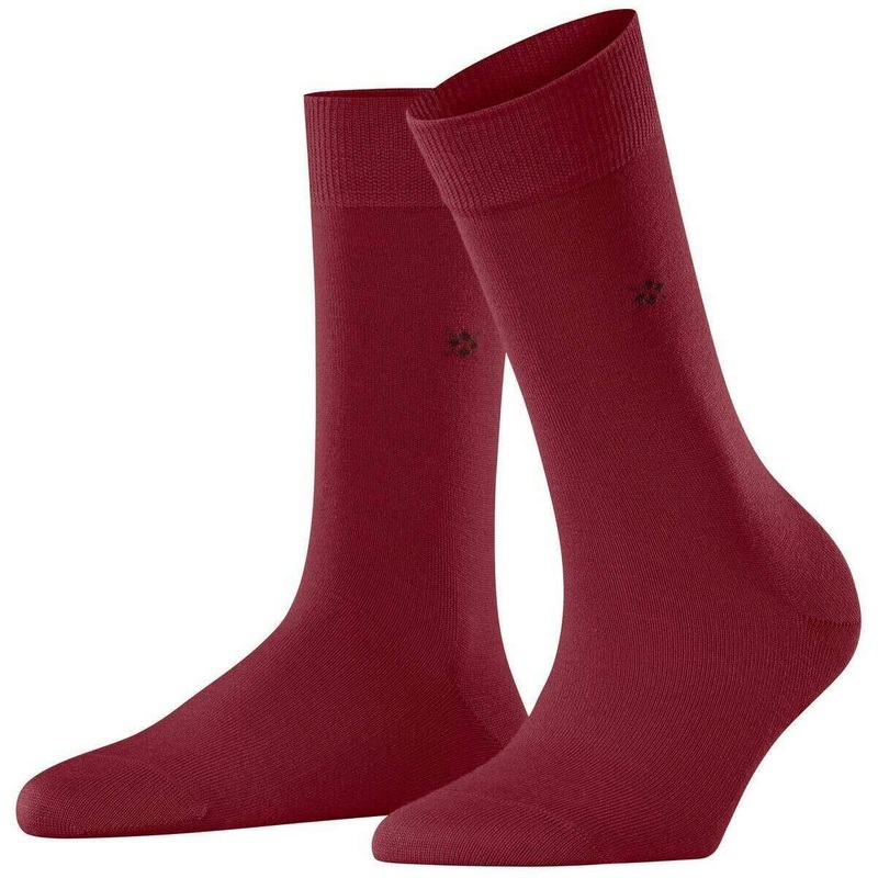 Burlington Bloomsbury Socks – Cranberry Red