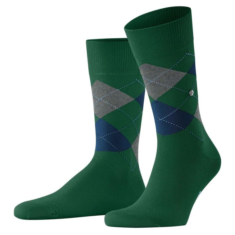 Burlington King Socks – Eucalyptus Green