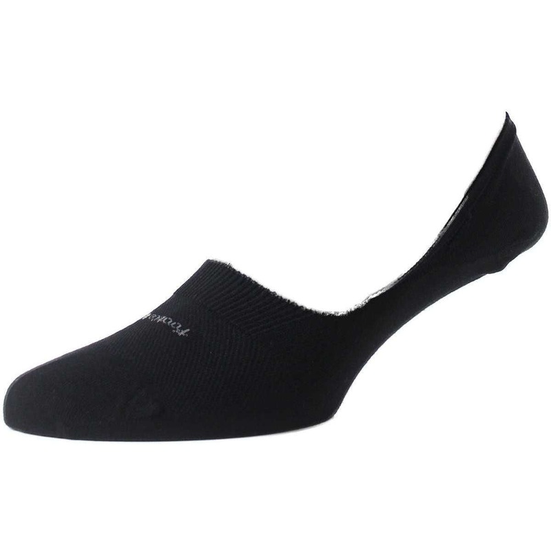 Pantherella Footlet Egyptian Cotton Shoe Liner – Black