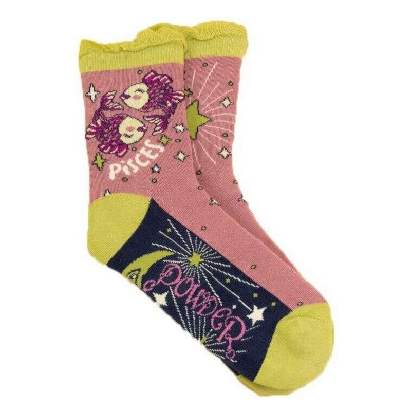 Powder Pisces Ankle Socks – Pink