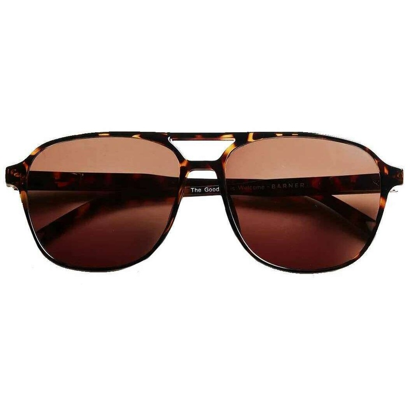 Barner Brad Glossy Sunglasses – Brown Tortoise/Cocoa Brown