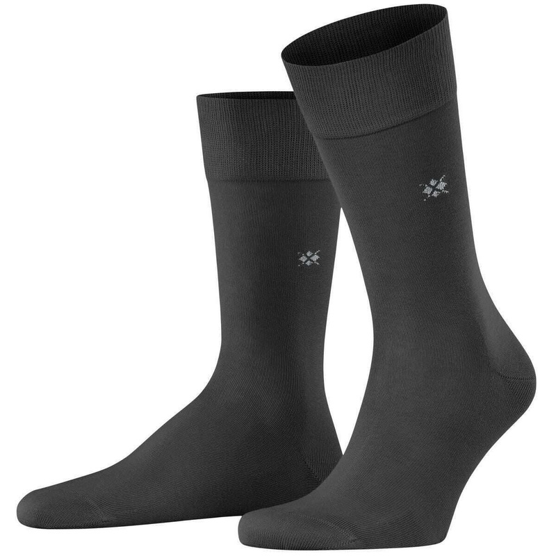 Burlington Dublin Socks – Anthracite Mel Grey