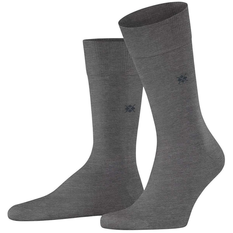 Burlington Dublin Socks – Steel Mel Grey