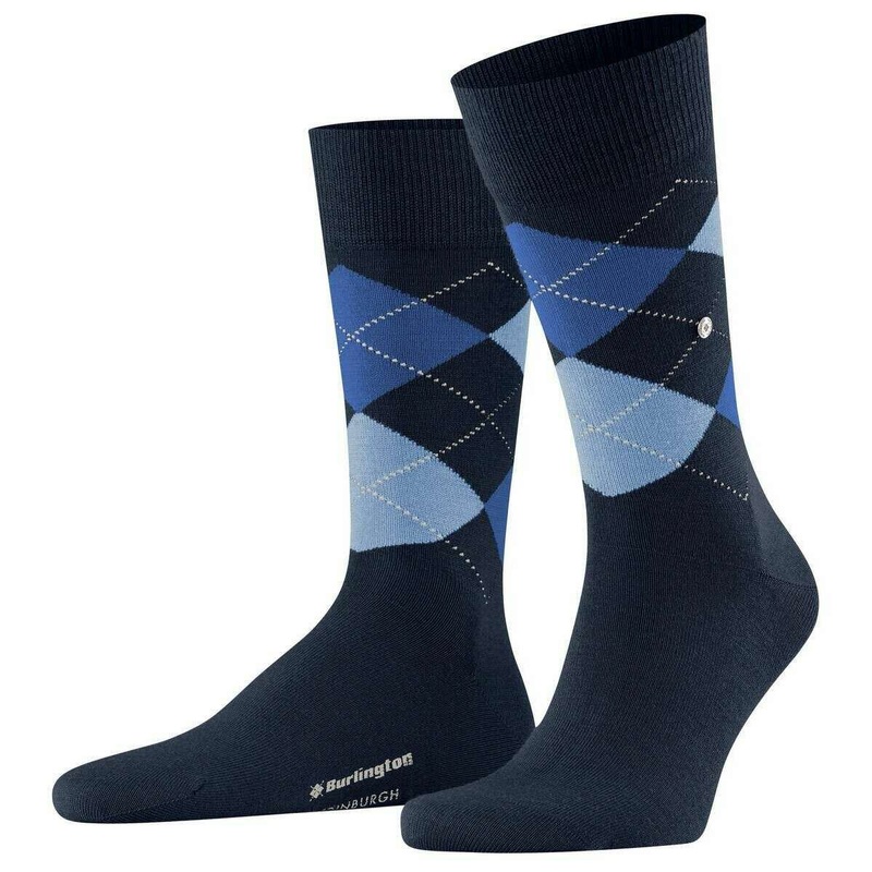 Burlington Edinburgh Socks – Marine Blue