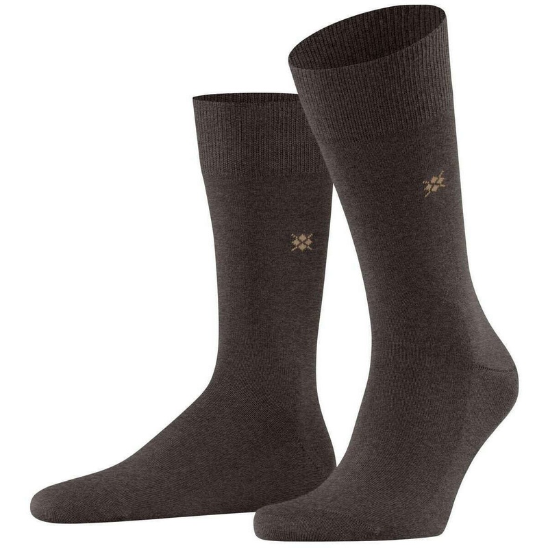 Burlington Leeds Socks – Brown Mel