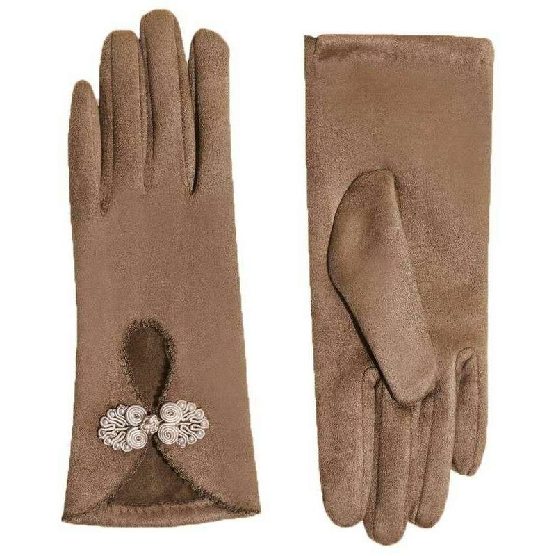 Powder Suki Gloves – Stone Beige