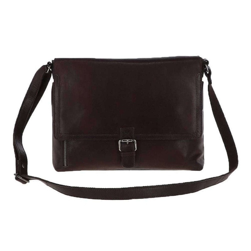 Ashwood Leather Windmere Large Messenger Bag – Brown
