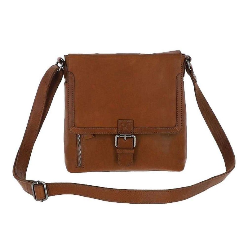 Ashwood Leather Windmere Medium Travel Body Bag – Tan