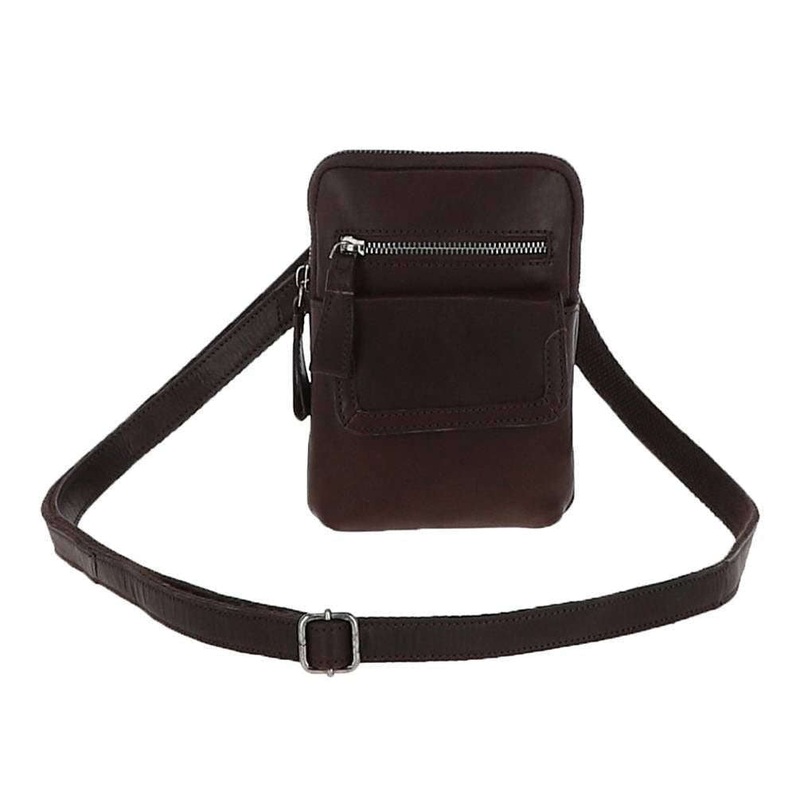 Ashwood Leather Windmere Small Waxy Leather Messenger Bag – Brown