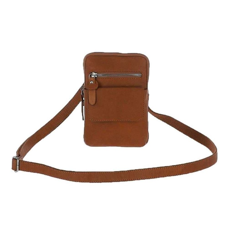 Ashwood Leather Windmere Small Waxy Leather Messenger Bag – Tan