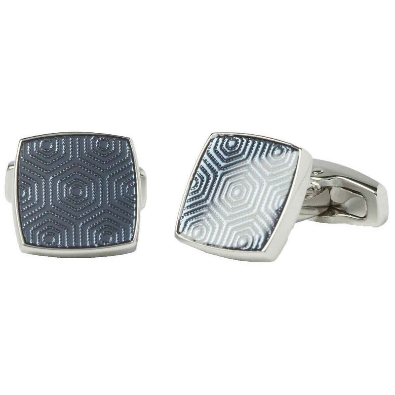 Simon Carter Adagio Cufflinks – Navy
