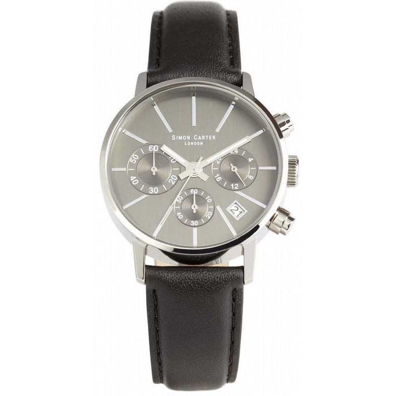 Simon Carter Chronograph Watch – Grey